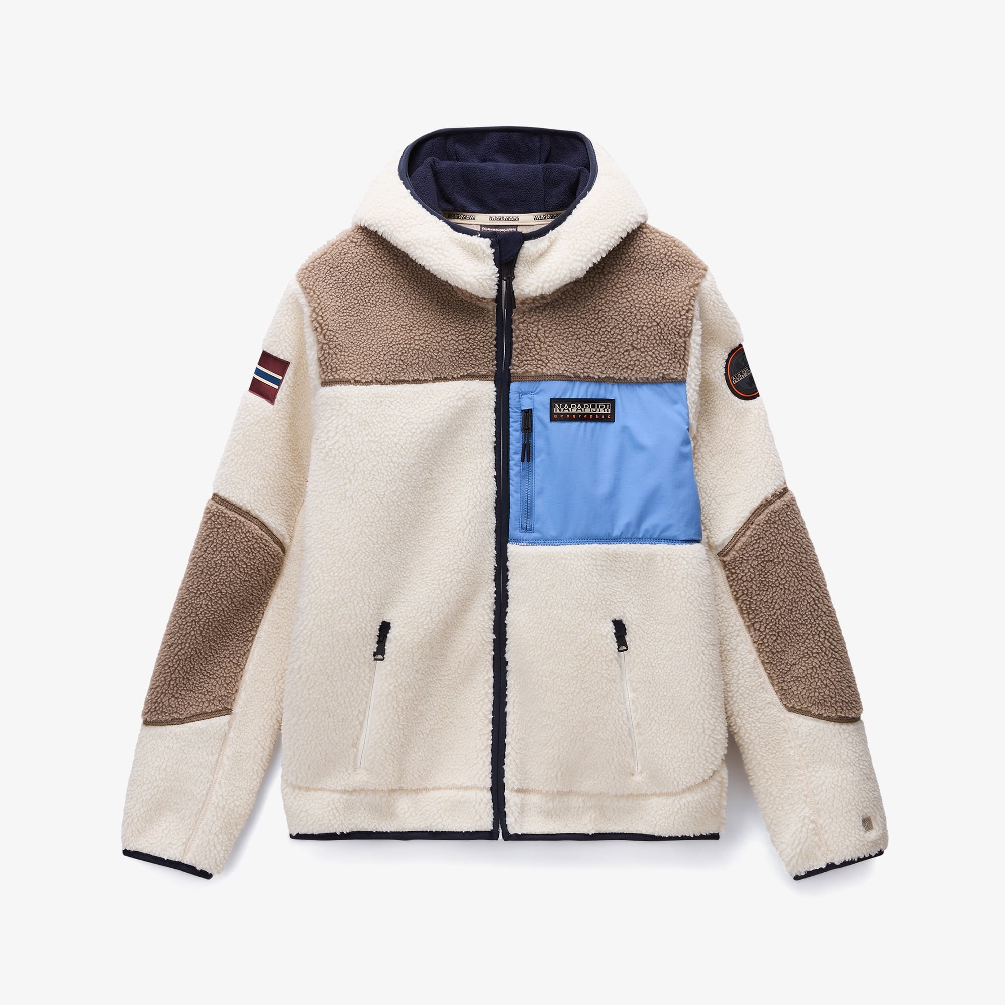 Napapijri Yupik 3 Erkek Krem Polar Ceket