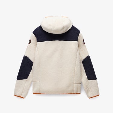  Napapijri Yupik 3 Erkek Krem Polar Ceket