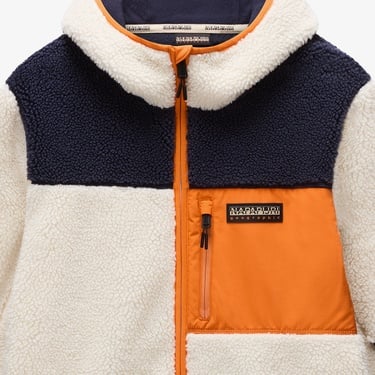  Napapijri Yupik 3 Erkek Krem Polar Ceket