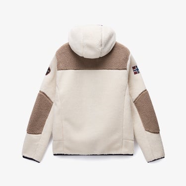  Napapijri Yupik 3 Erkek Krem Polar Ceket