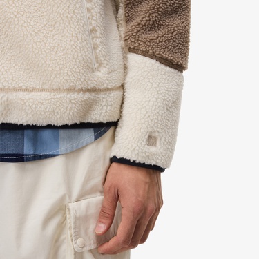  Napapijri Yupik 3 Erkek Krem Polar Ceket