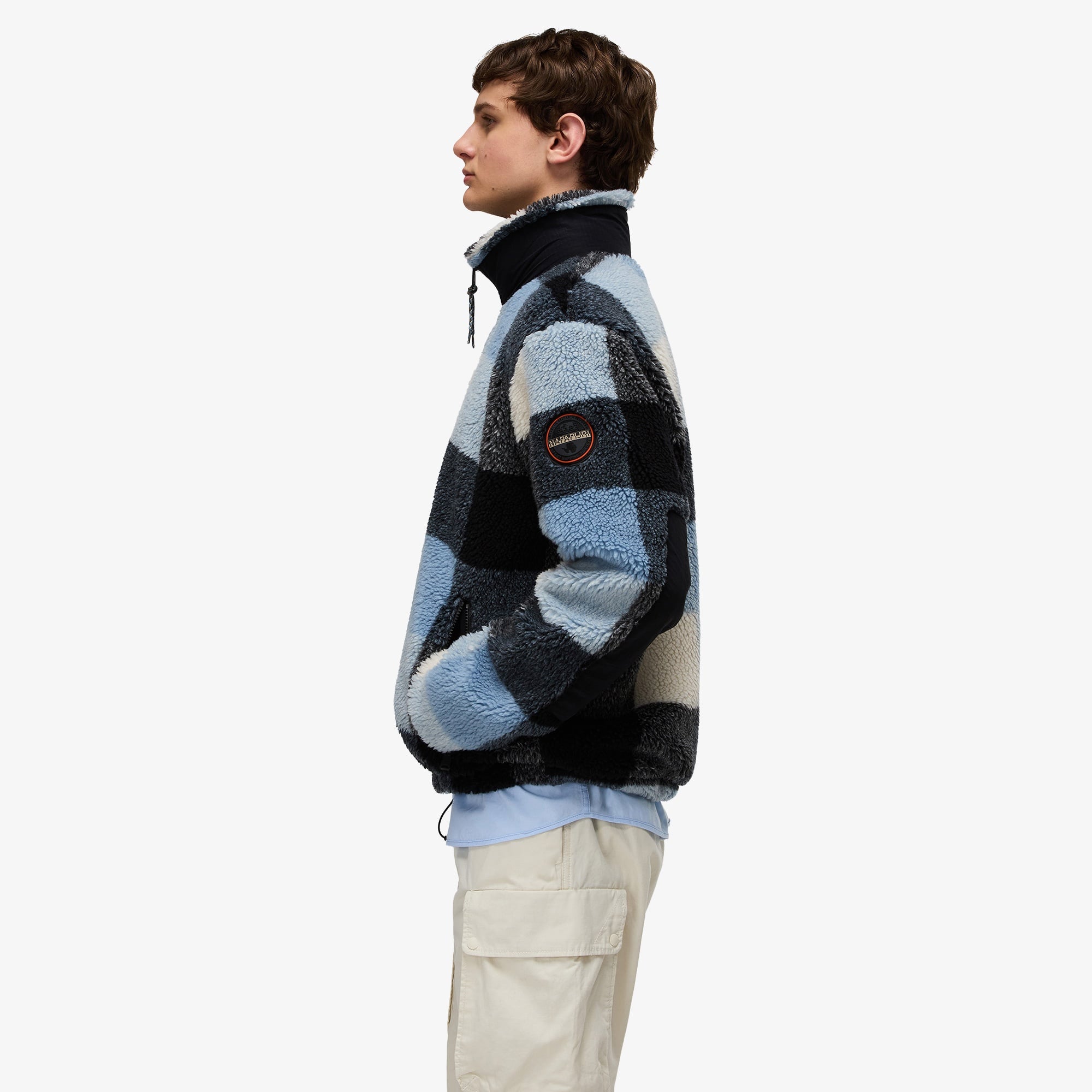 Napapijri T-Montepiana Erkek Mavi Polar Ceket