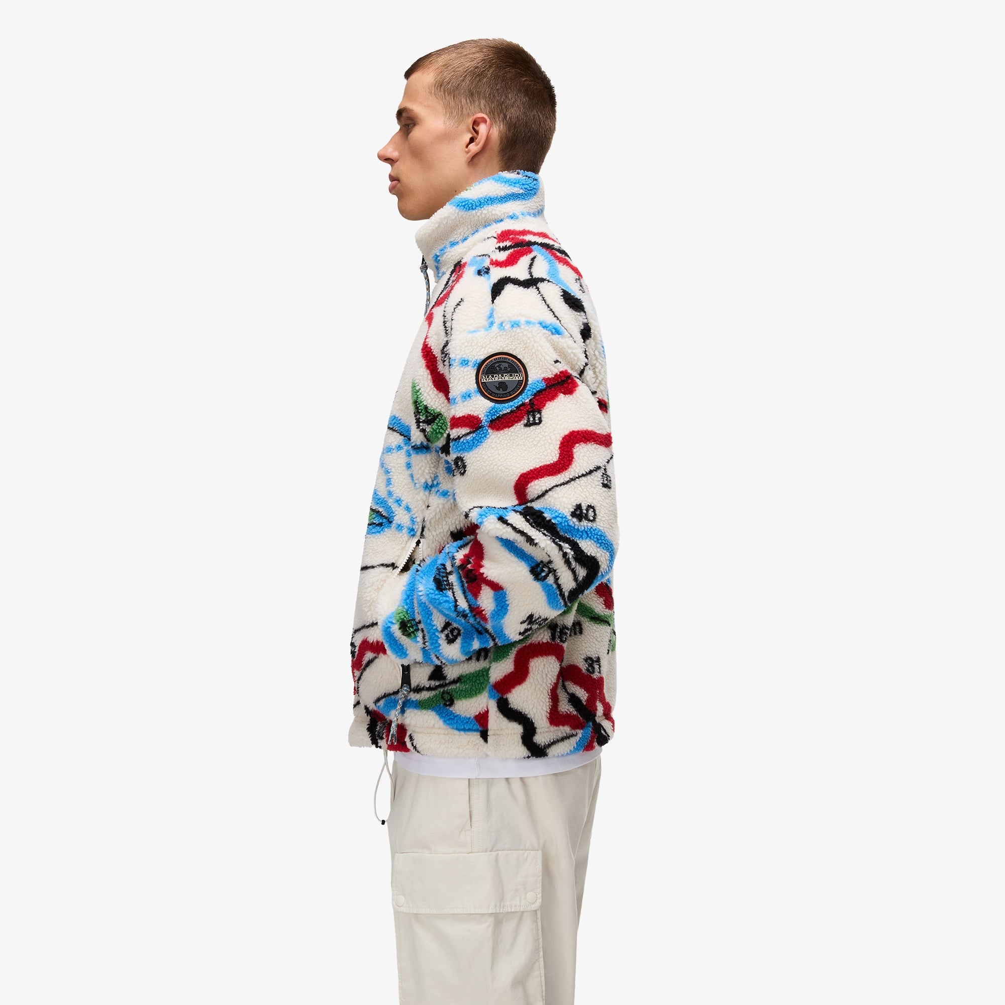 Napapijri T-Fiemme Erkek Renkli Polar Ceket