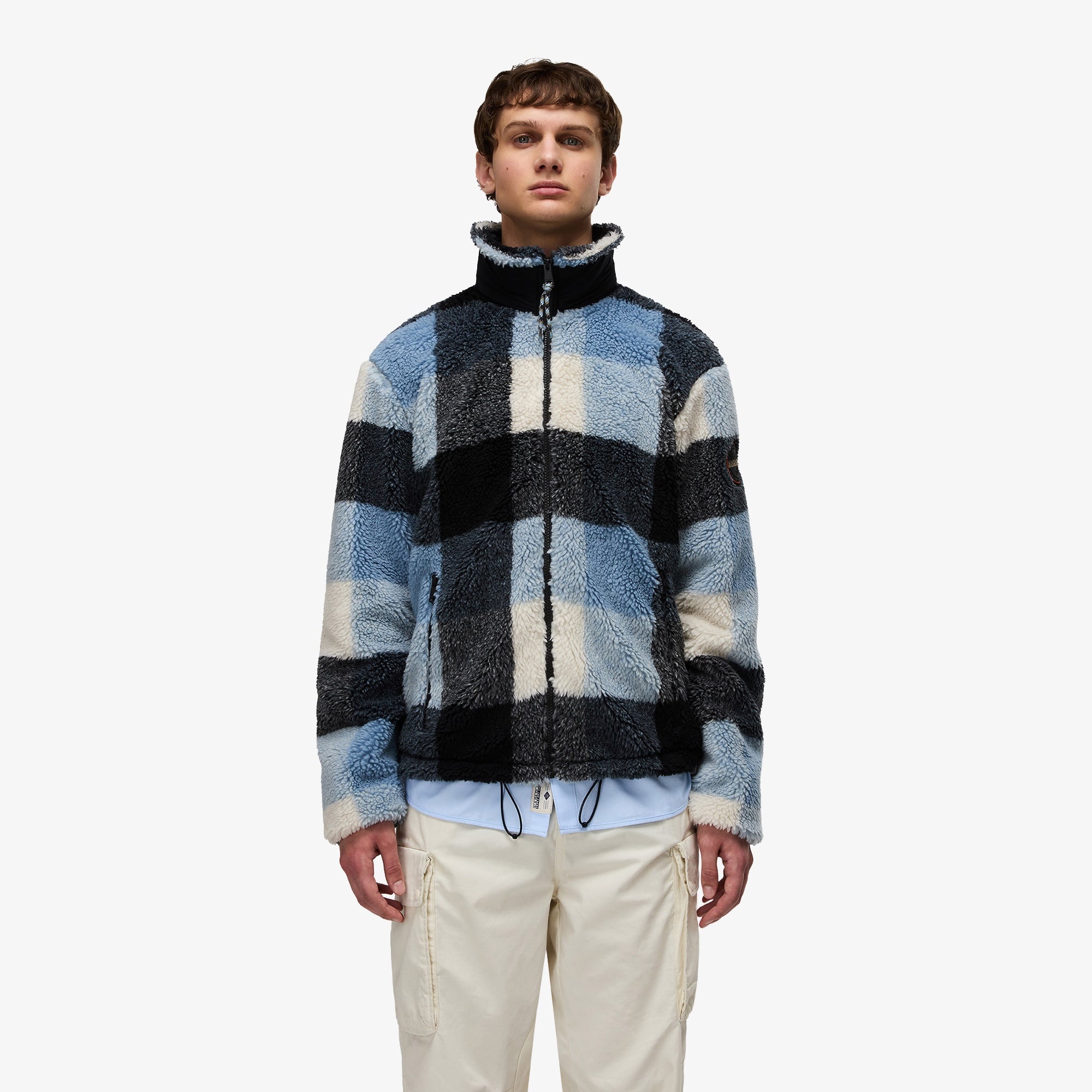 Napapijri T-Montepiana Erkek Mavi Polar Ceket