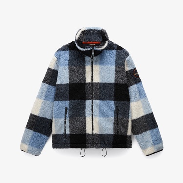  Napapijri T-Montepiana Erkek Mavi Polar Ceket