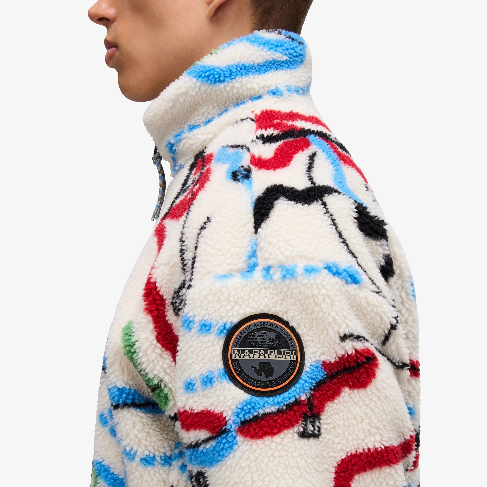 Napapijri T-Fiemme Erkek Renkli Polar Ceket