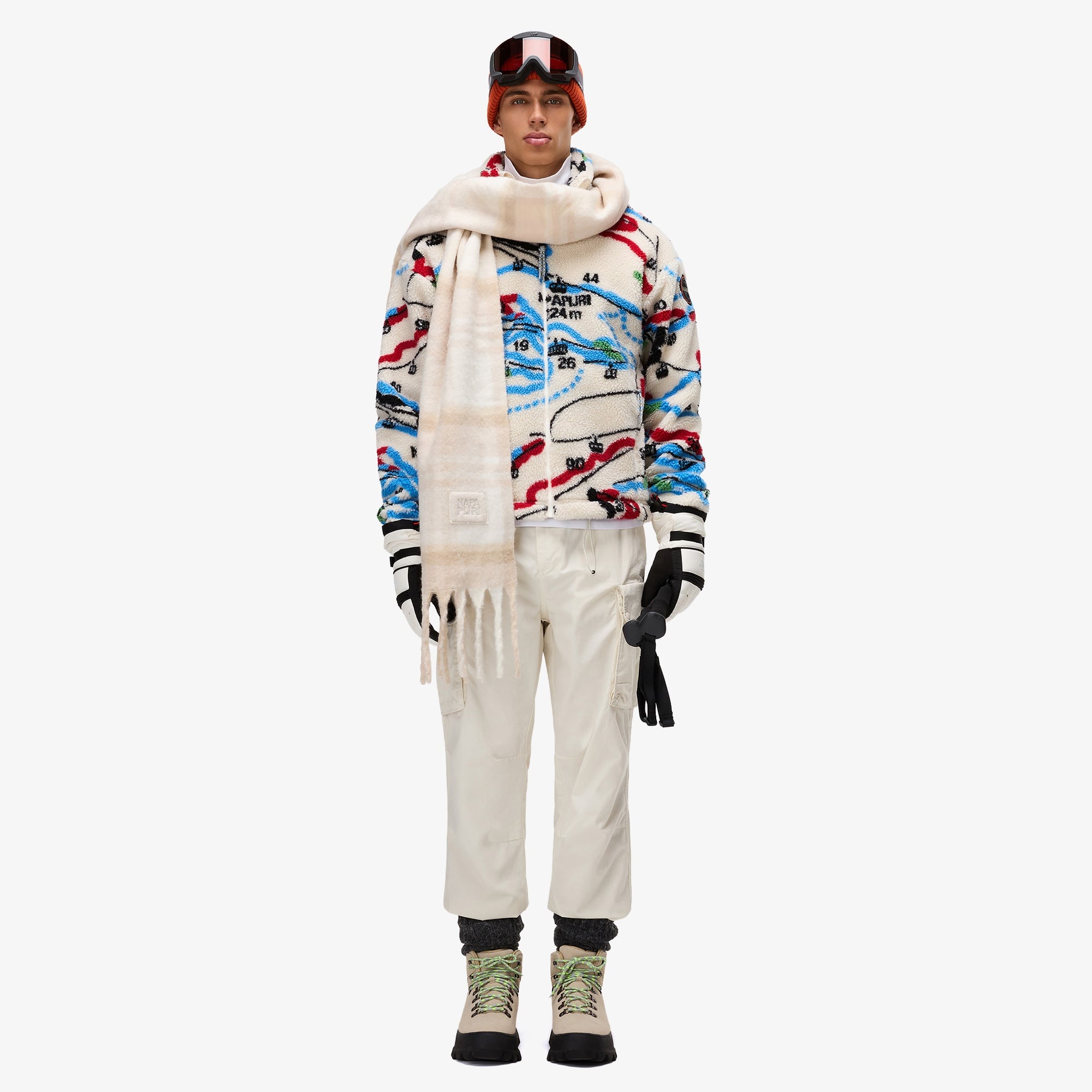 Napapijri T-Fiemme Erkek Renkli Polar Ceket