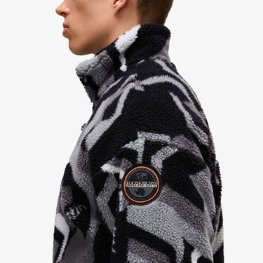  Napapijri T-Fiemme Erkek Gri Polar Ceket