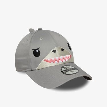  New Era Face 9Forty Gra Çocuk Gri Şapka