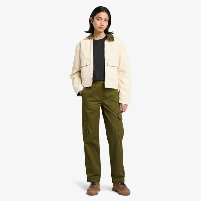  Timberland Brooklıne Utılıty Kadın Yeşil Cargo Pantolon