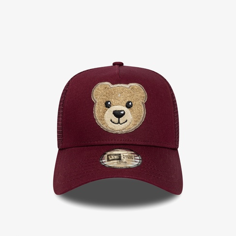  New Era Boucle Bear Trucker Çocuk Bordo Şapka