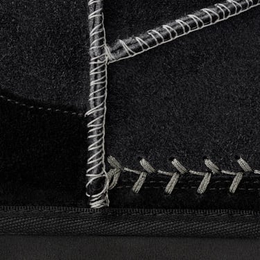  UGG Classic Ultra Mini Biarritz Kadın Siyah Bot