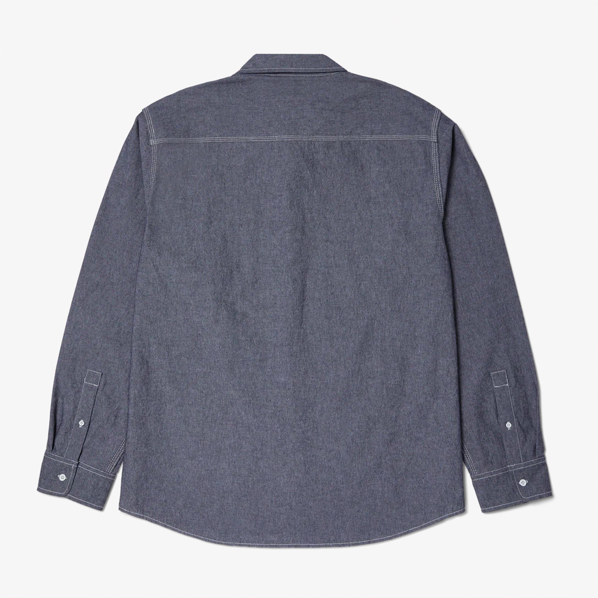 Huf Total Eclipse Chambray Erkek Gri Gömlek