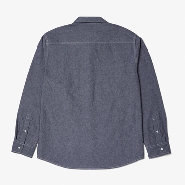  Huf Total Eclipse Chambray Erkek Gri Gömlek