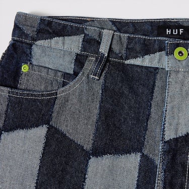  Huf Patchwork Denim Erkek Lacivert Pantolon