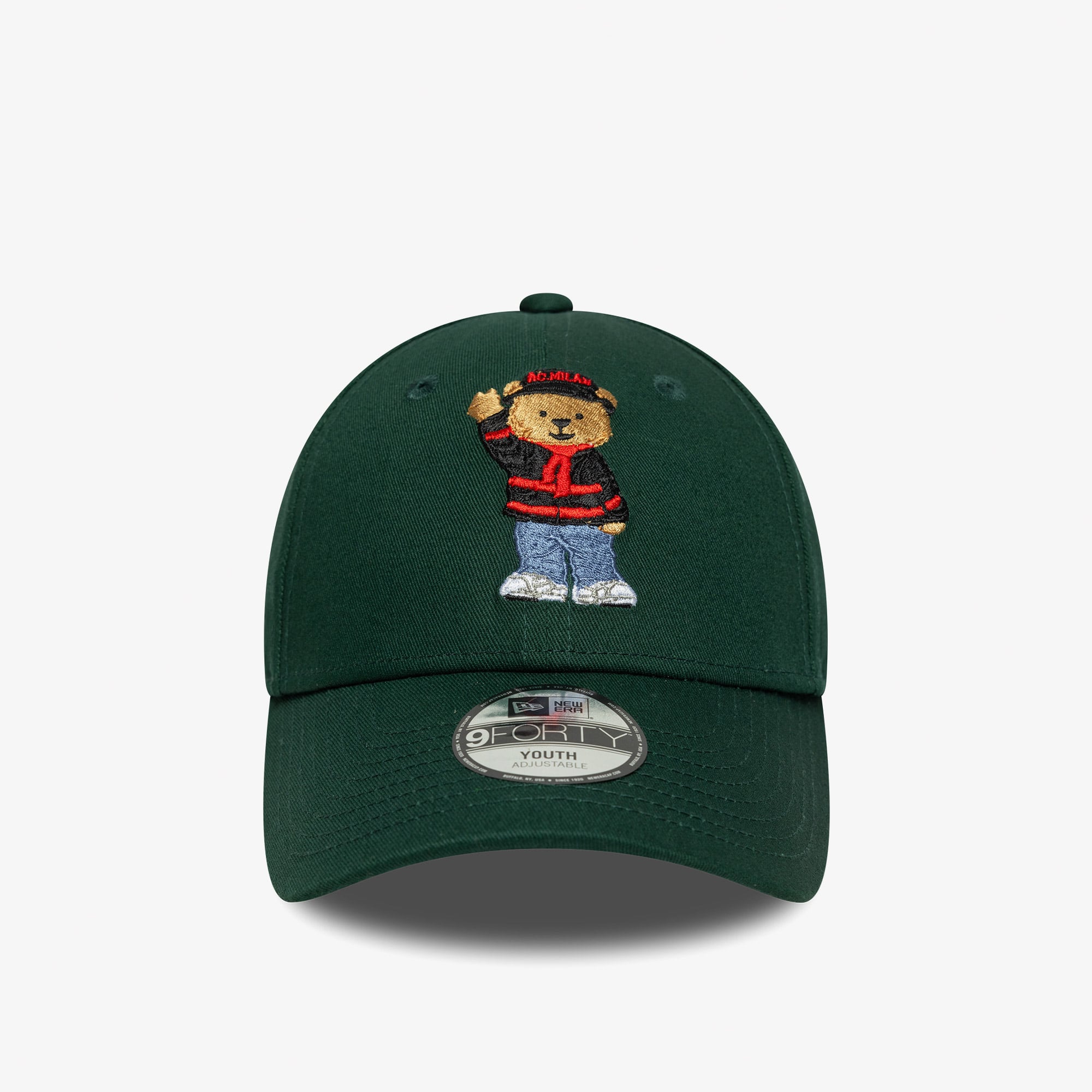  New Era Bear 9Forty Ac Milan Çocuk Yeşil Şapka