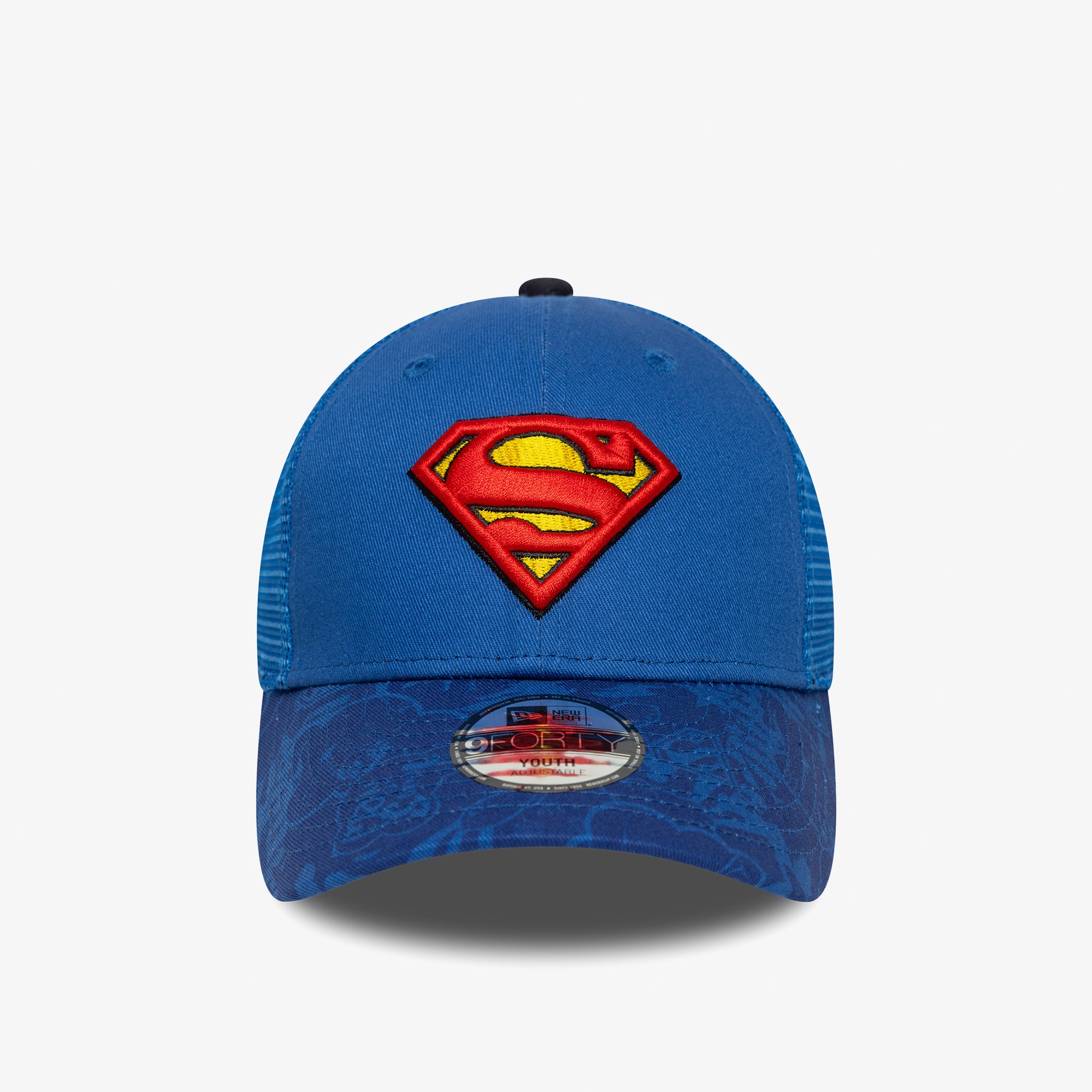 New Era  Dc 9Forty Trucker Supman  Baz Çocuk Mavi Şapka