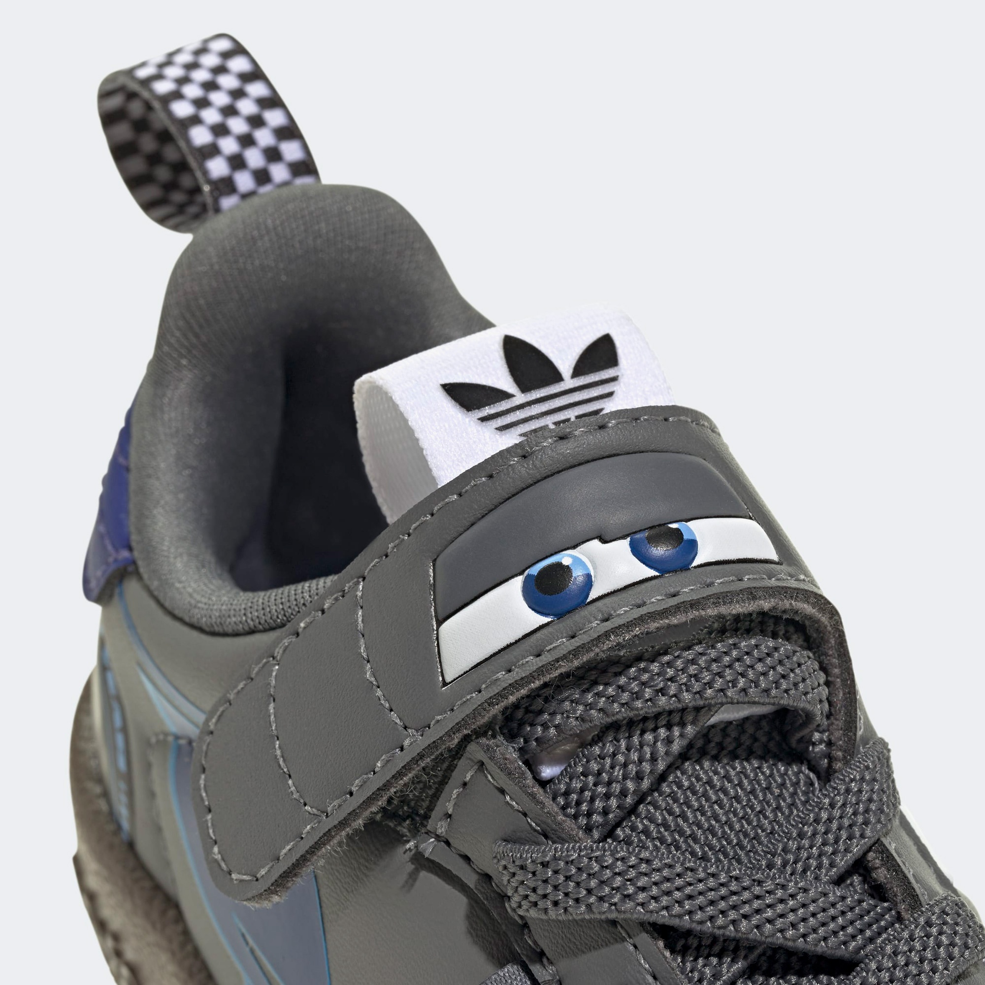 adidas Pixar Cars Adifom Samba 360 Bebek Koyu Gri Ayakkabı