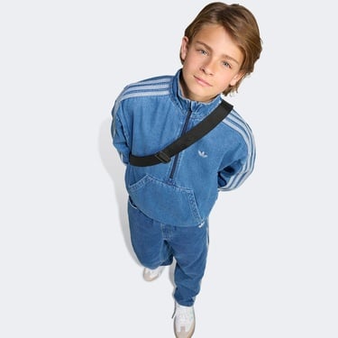  adidas Jacket Çocuk Mavi Ceket