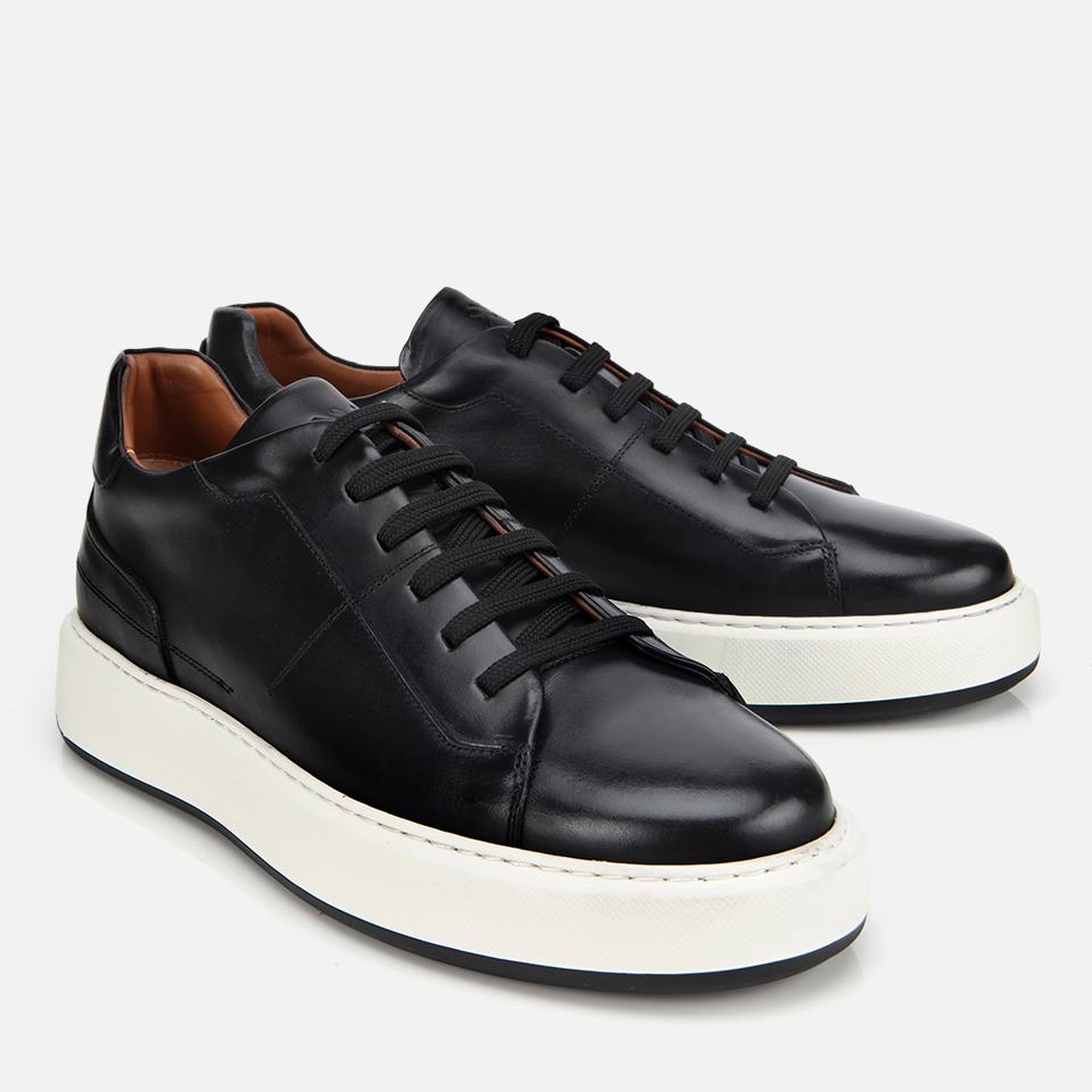 Erkek Deri Siyah Yumuşak Dokulu Günlük Ayakkabı