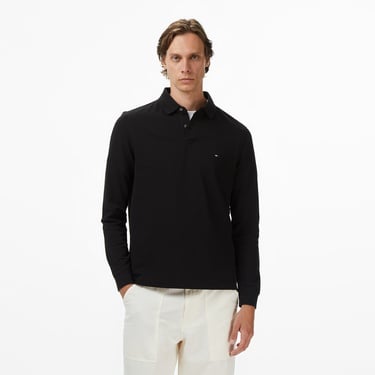  Tommy Hilfiger 1985 Regular Erkek Siyah Polo Yaka T-Shirt