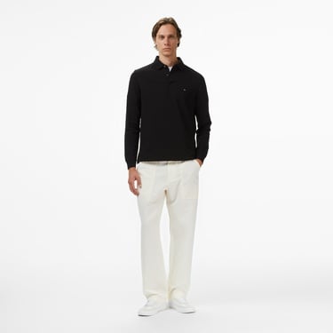  Tommy Hilfiger 1985 Regular Erkek Siyah Polo Yaka T-Shirt