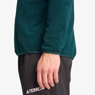  Adidas Mountain Essentials Fleece Erkek Yeşil Polar