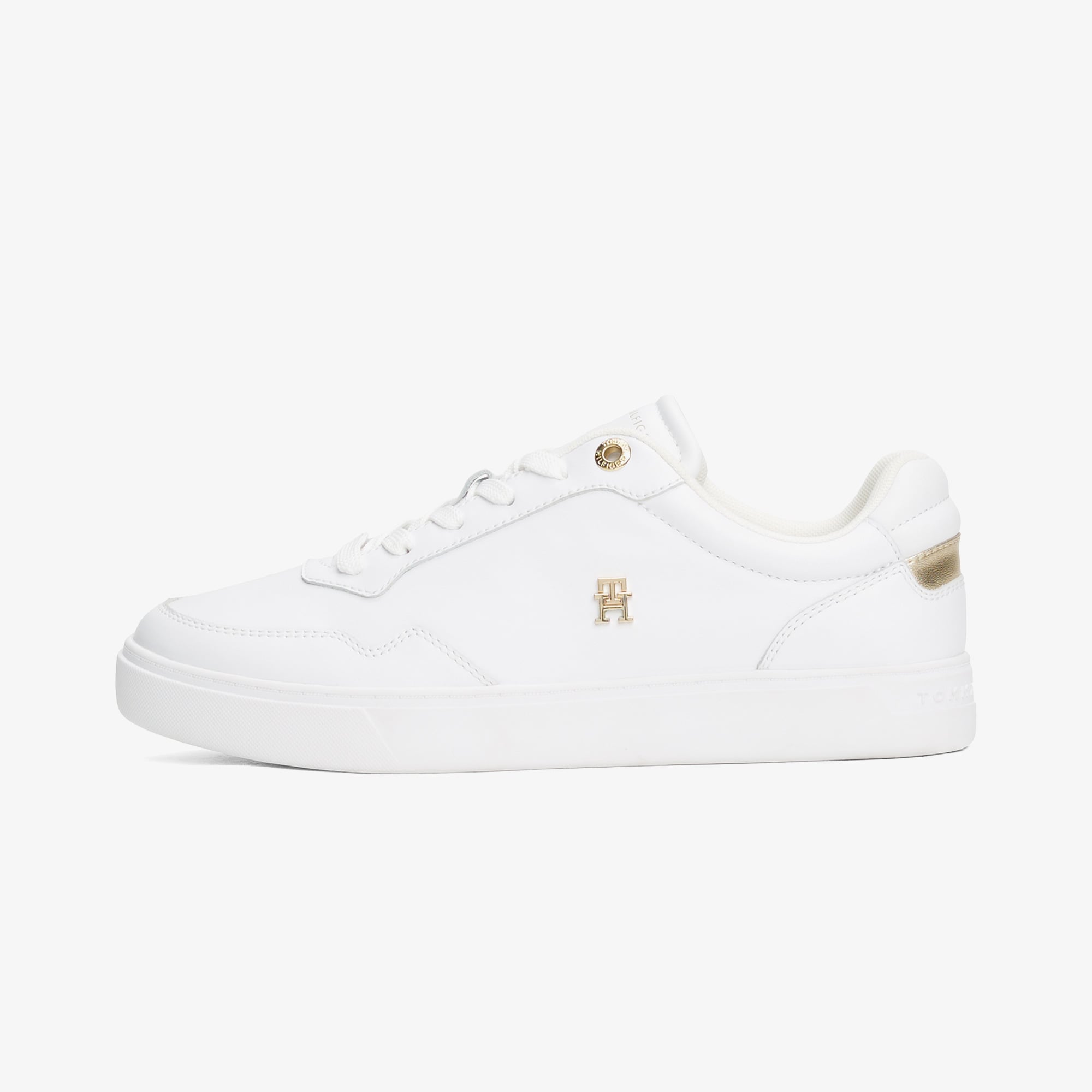 Tommy Hilfiger Essential Elevated Court Kadın Beyaz Sneaker - Görsel 5