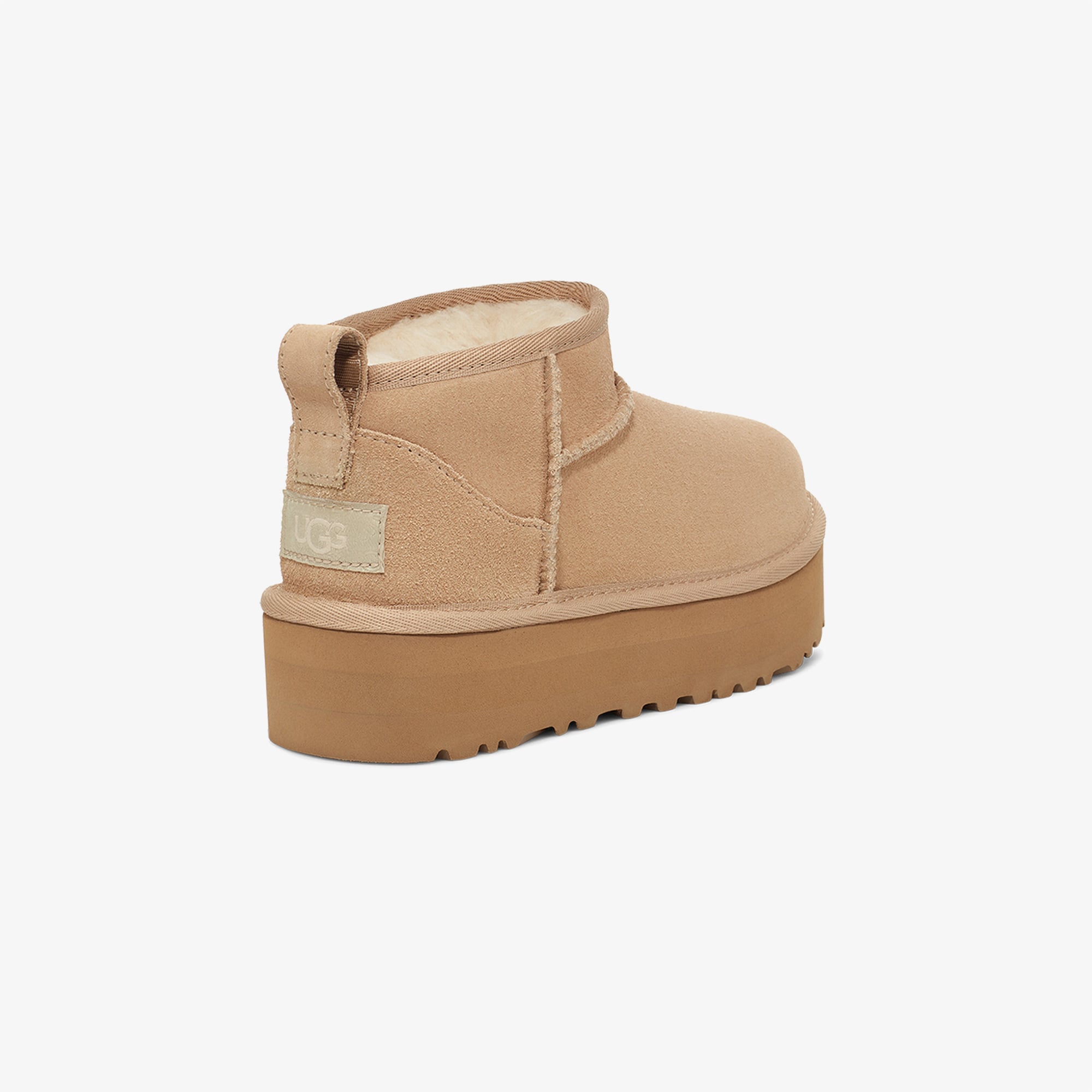 UGG Classic Ultra Mini Platform Çocuk Kum Rengi Bot - Görsel 4