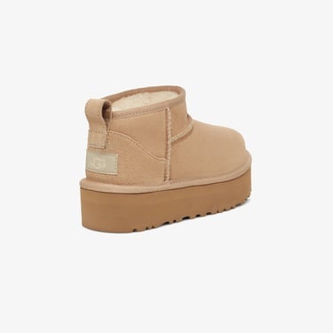  UGG Classic Ultra Mini Platform Çocuk Kum Rengi Bot