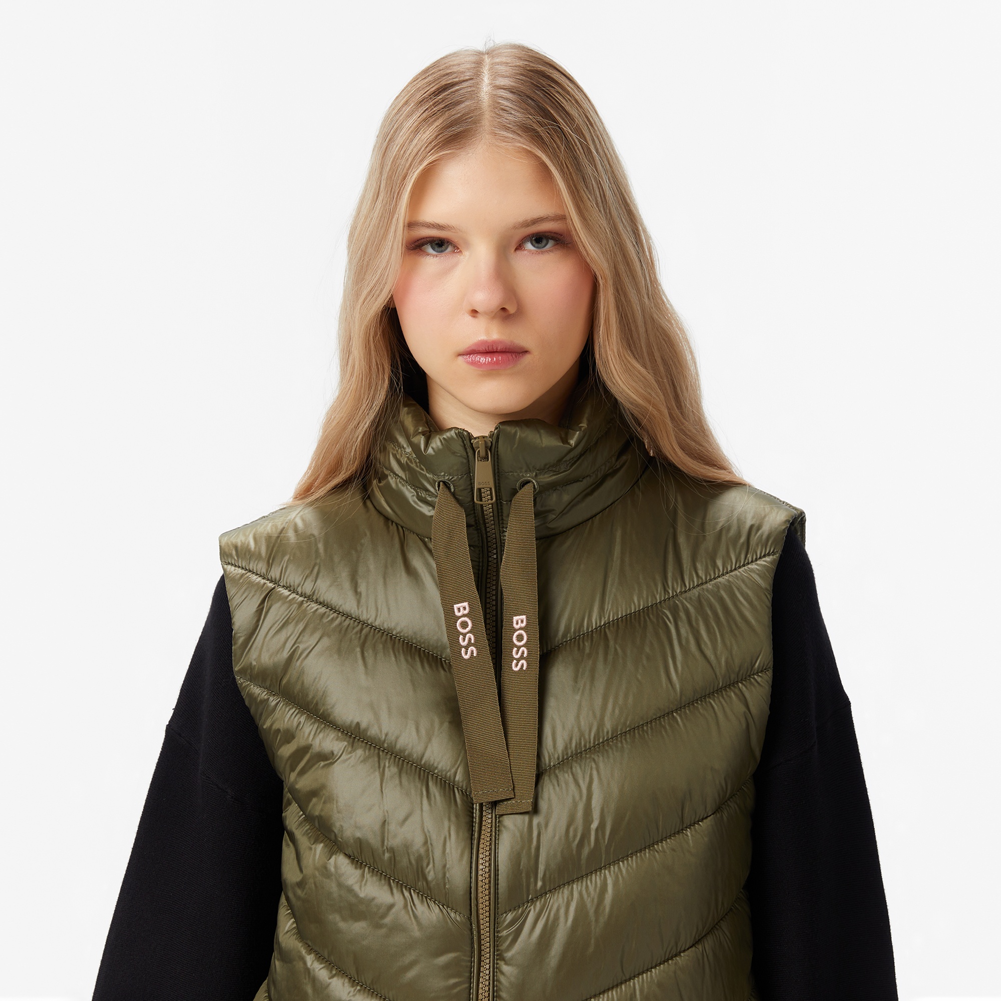 Boss Kadın Siyah Yelek