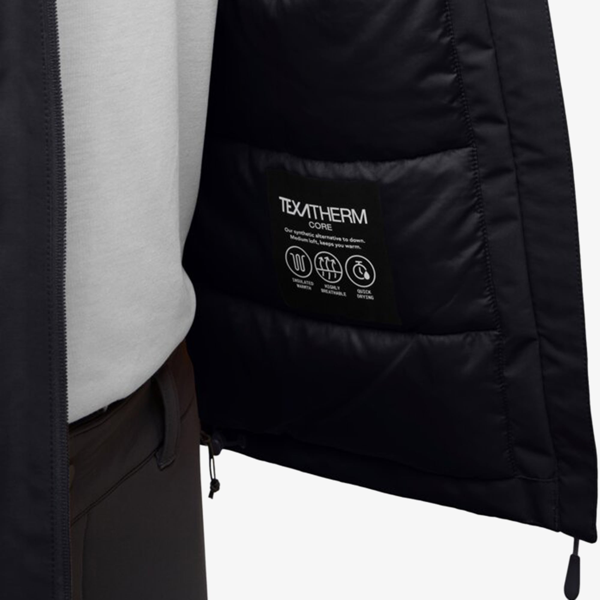 Jack Wolfskin Jasper Insulated Erkek Siyah Mont