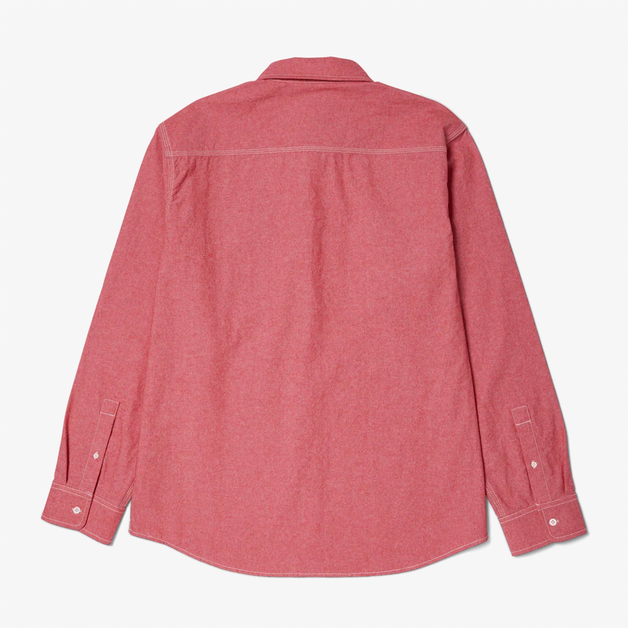 Huf Total Eclipse Chambray Erkek Kırmızı Gömlek