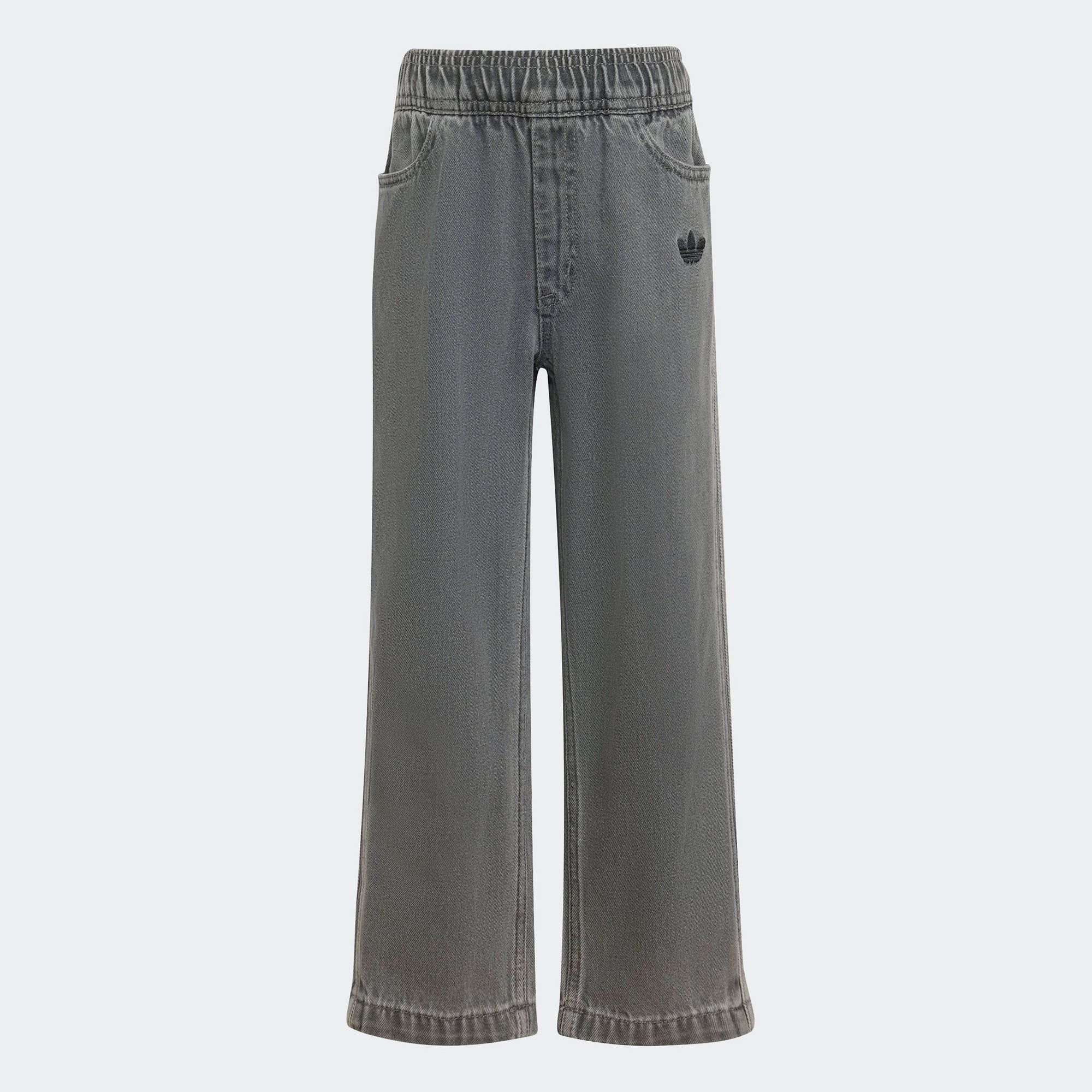 adidas Denim Crew Set Çocuk Gri Eşofman Takımı