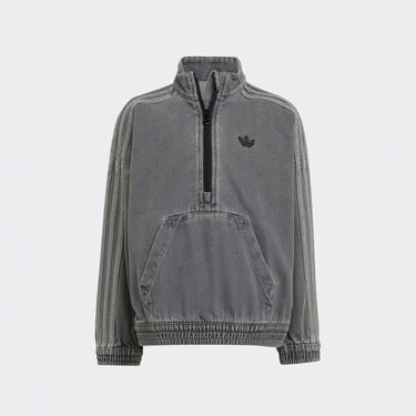  adidas Denim Crew Set Çocuk Gri Eşofman Takımı