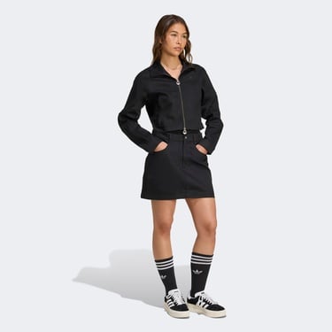  adidas Firebird Dimi Kısa Siyah Kadın Eşofman Üstü