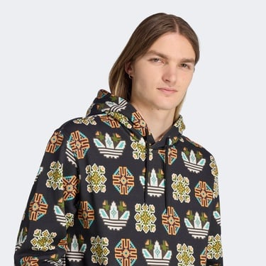  adidas Graphic Lo Hd Erkek Siyah Sweatshirt