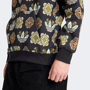 adidas Graphic Lo Hd Erkek Siyah Sweatshirt