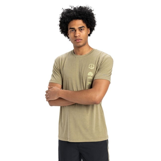  Quiksilver Coastal Run Erkek Tişört