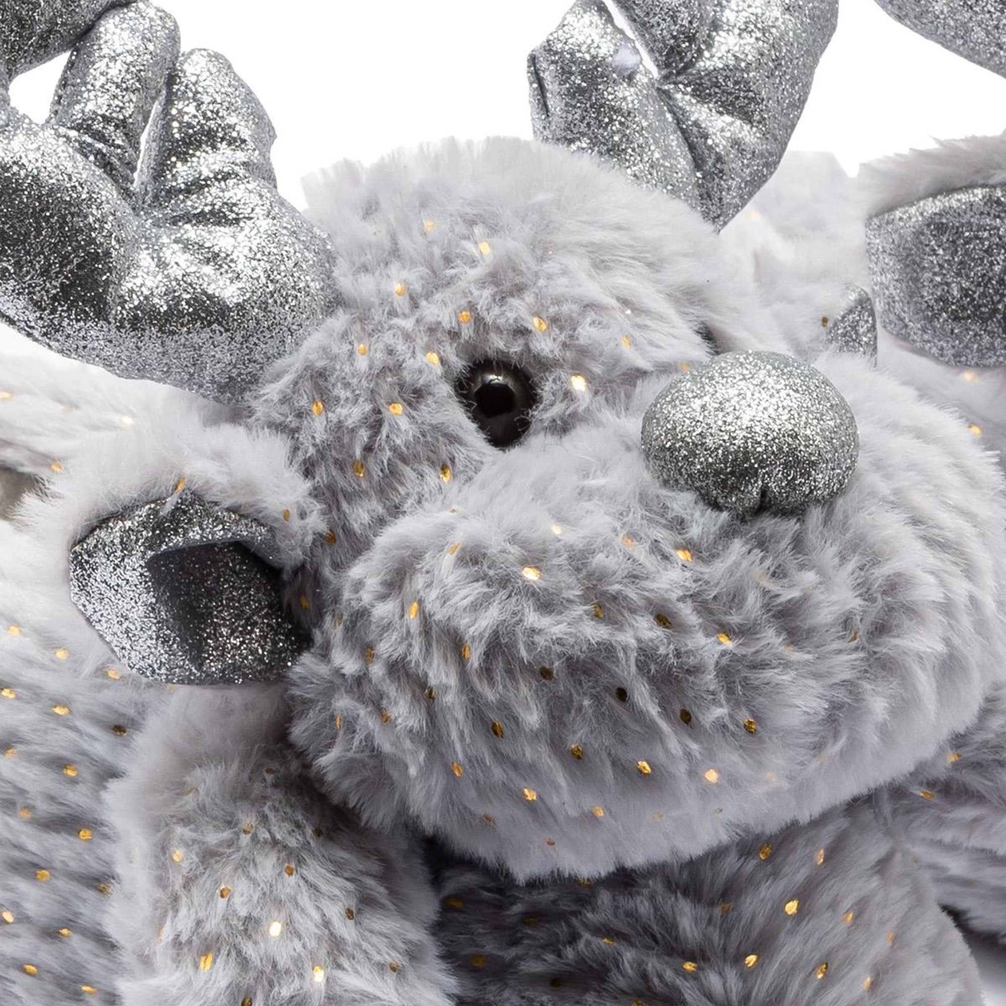 Geyik Star Kadın, Garson Boy Hayvanlı Panduf Gri 36/41