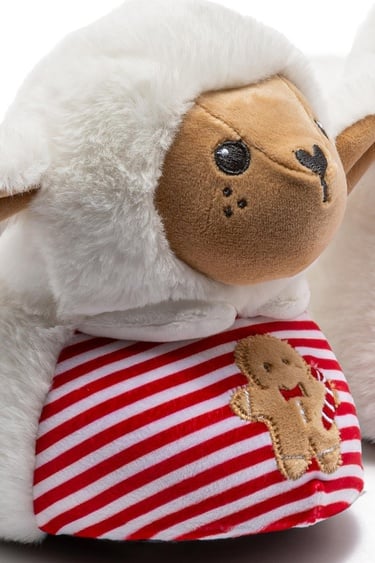  Kuzu Kadın Hayvanlı Panduf Beyaz 36/41