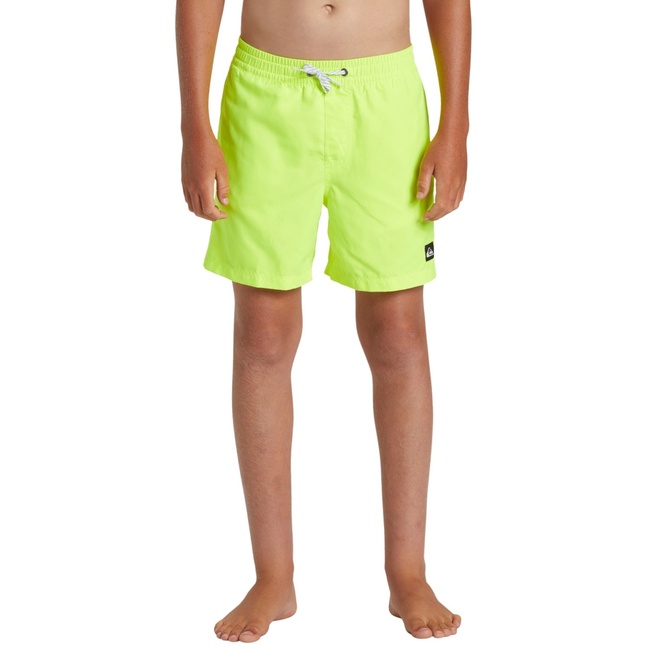  Quiksilver Everyday Solid Volley Yth 14 Erkek Çocuk Sarı Volley Short