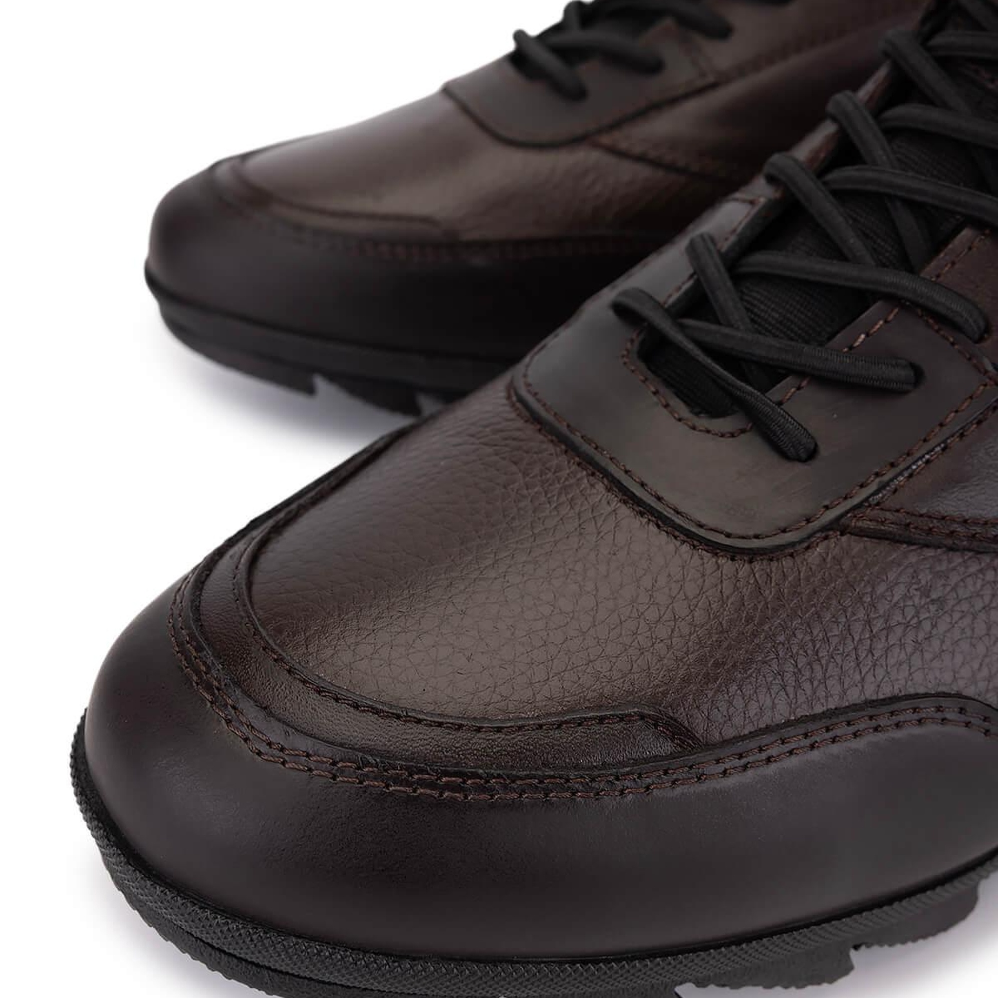 Tamer Tanca Erkek Hakiki Deri Kahverengi Casual Ayakkabı