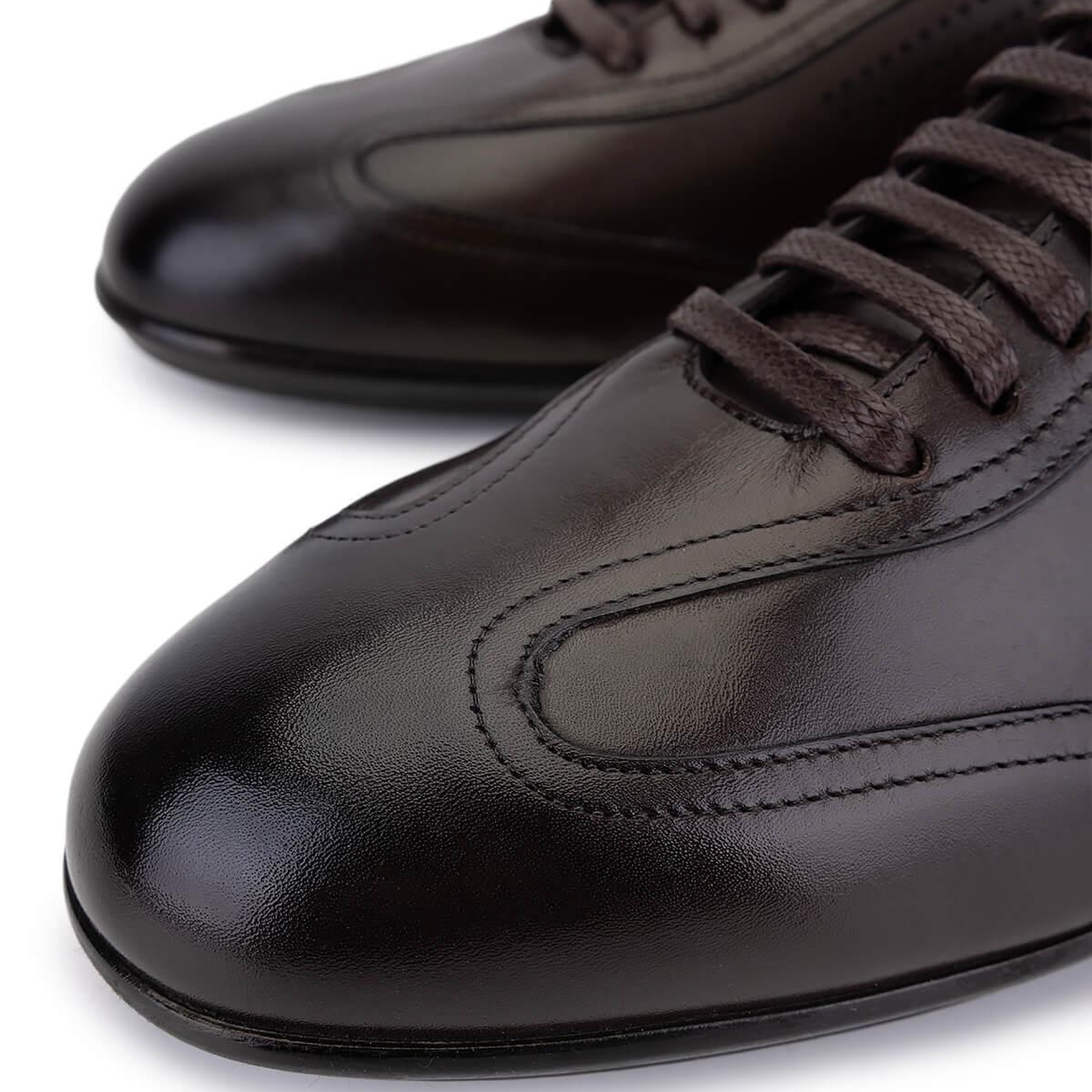 Tamer Tanca Erkek Hakiki Deri Kahverengi Casual Ayakkabı