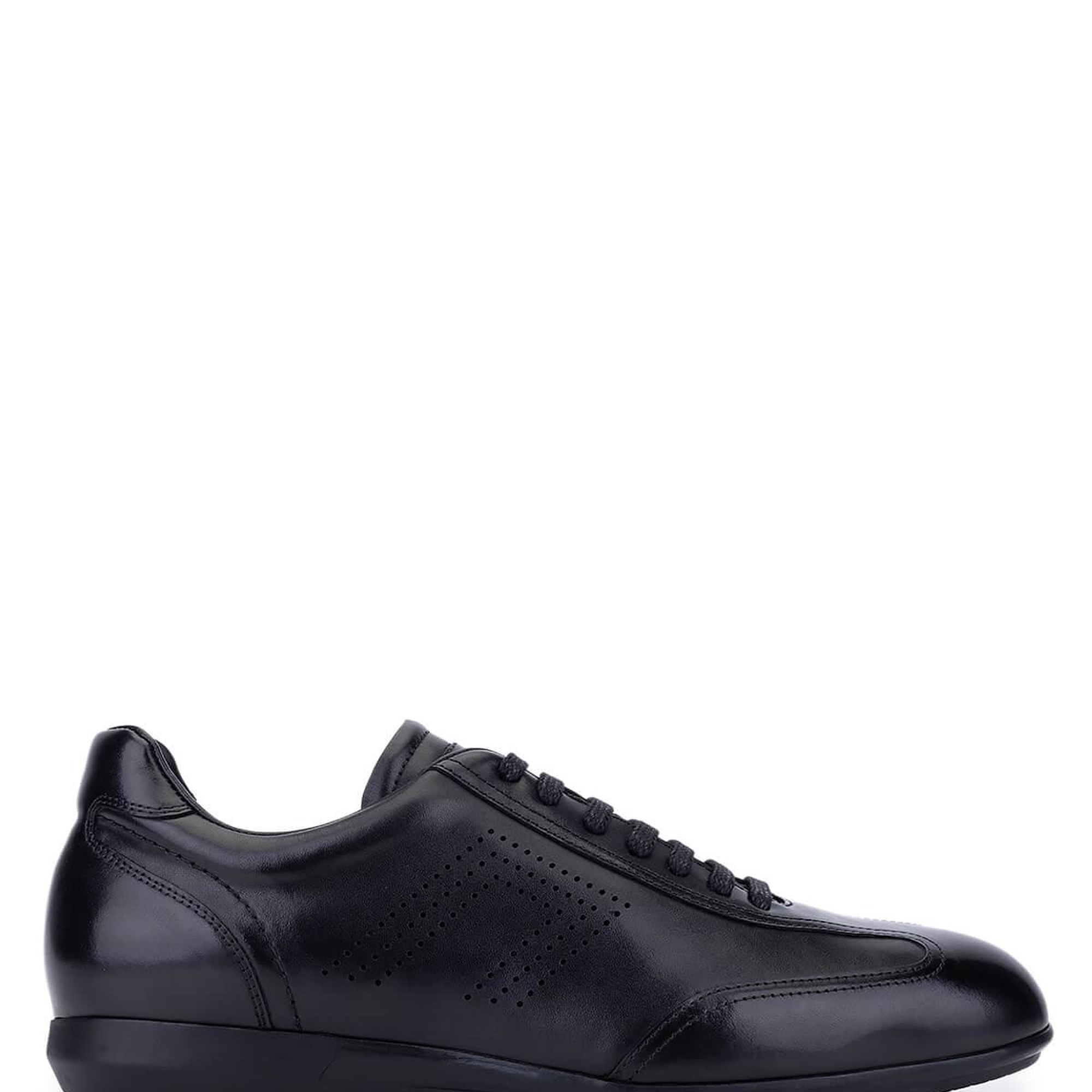 Tamer Tanca Erkek Hakiki Deri Siyah Antik Casual Ayakkabı