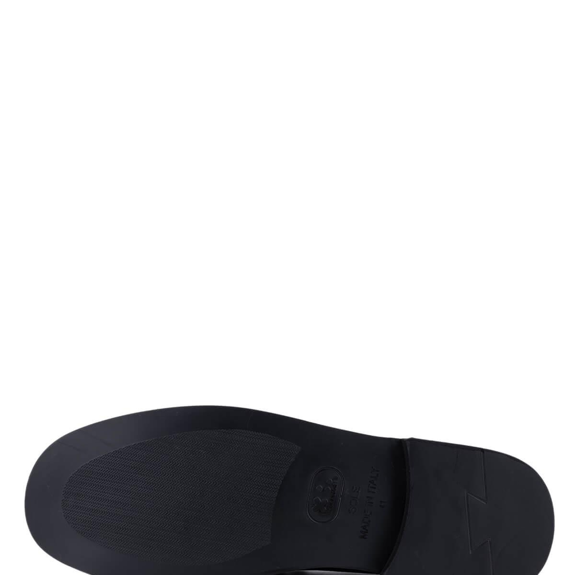 Tamer Tanca Erkek Hakiki Deri Siyah Floter Loafer Ayakkabı