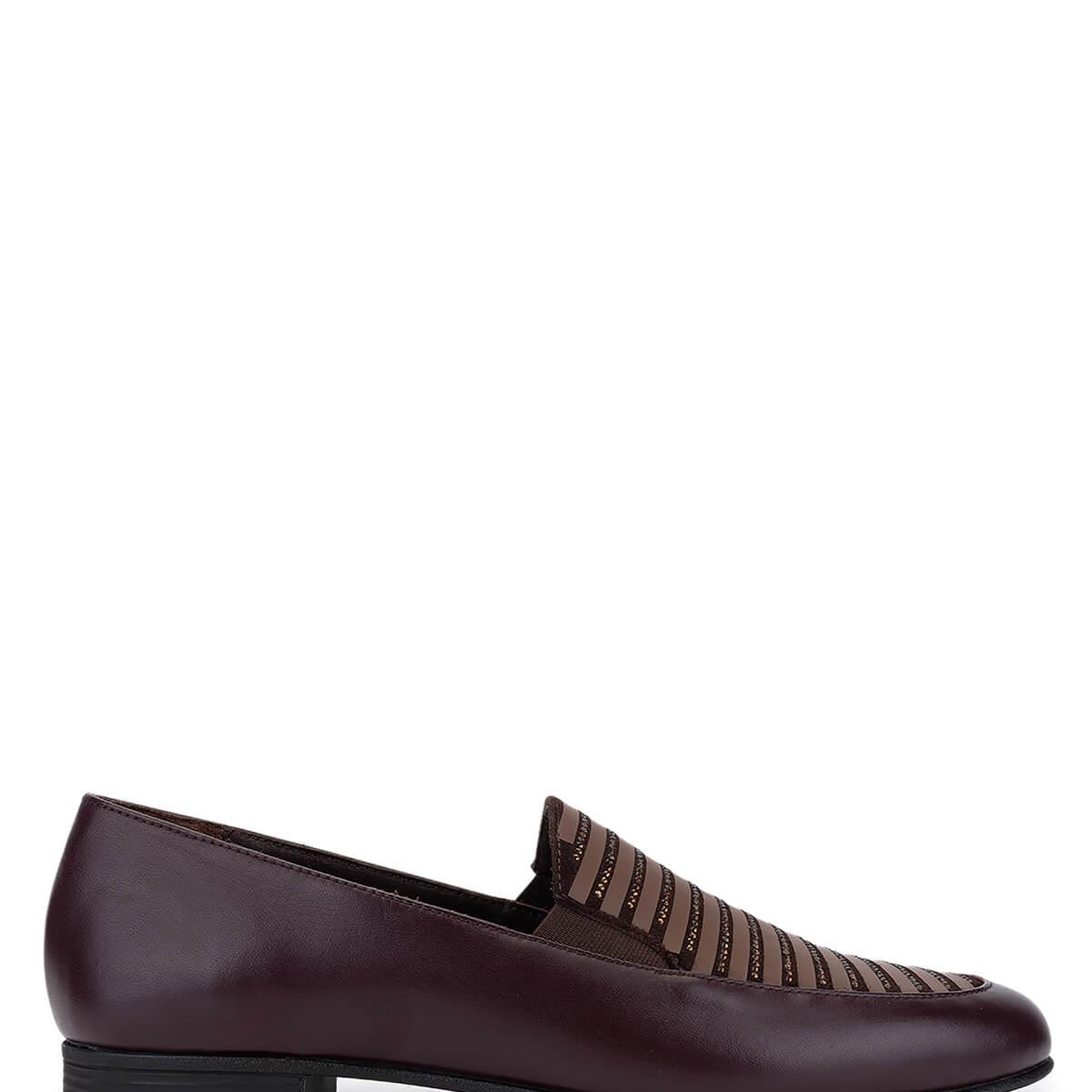 Tamer Tanca Kadın Hakiki Deri Kahverengi Loafer Ayakkabı