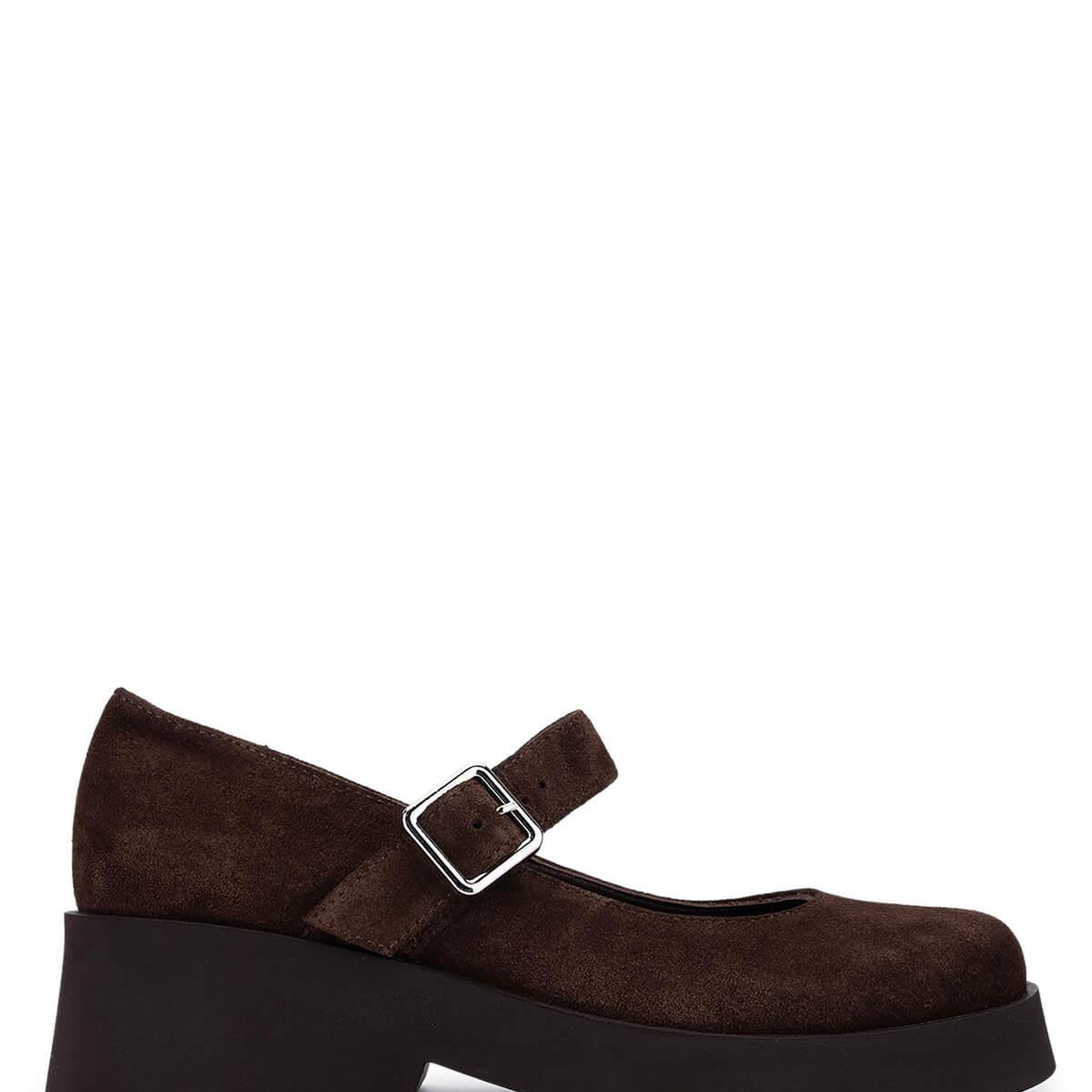 Tamer Tanca Kadın Hakiki Deri Kahverengi Süet Topuklu Ayakkabı