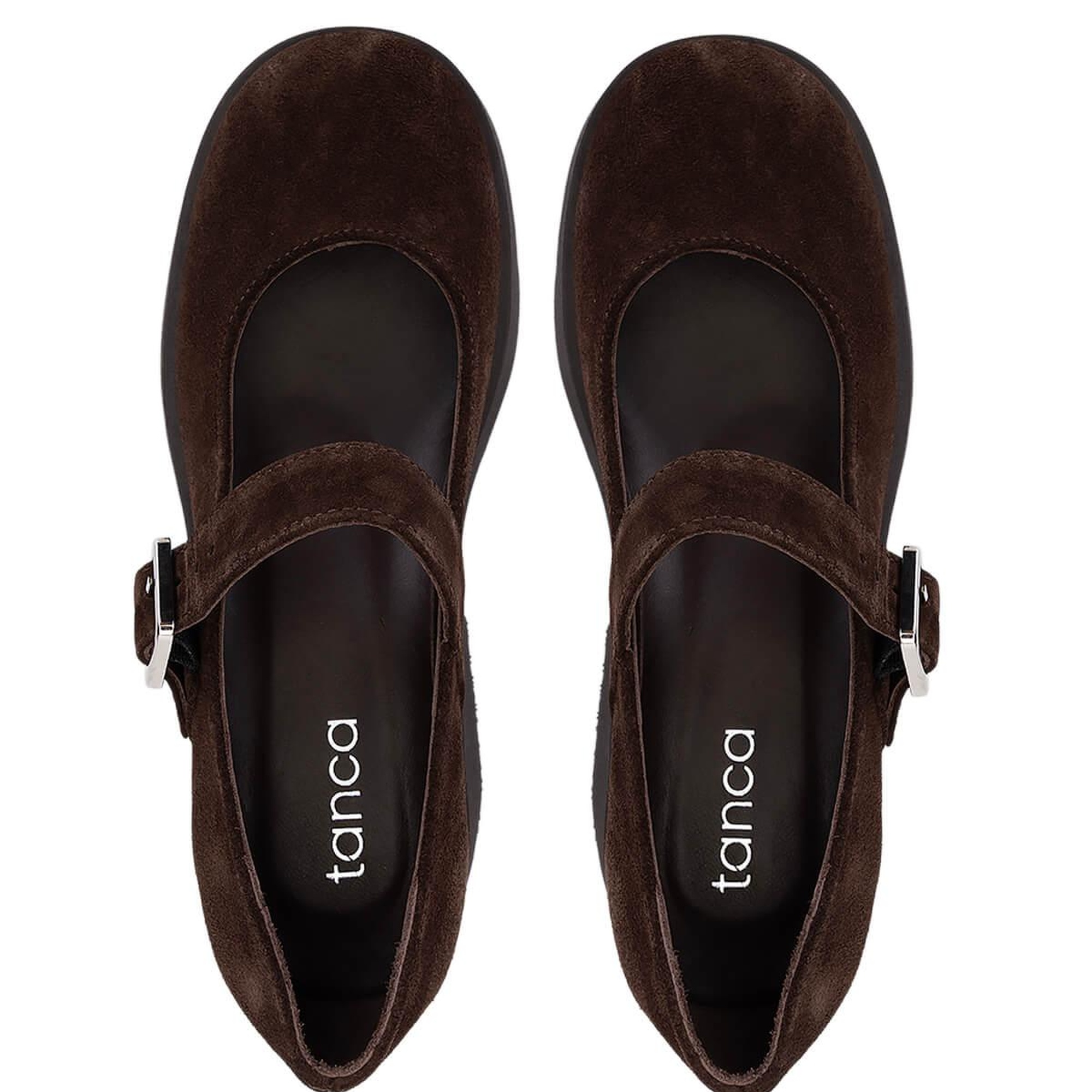 Tamer Tanca Kadın Hakiki Deri Kahverengi Süet Topuklu Ayakkabı