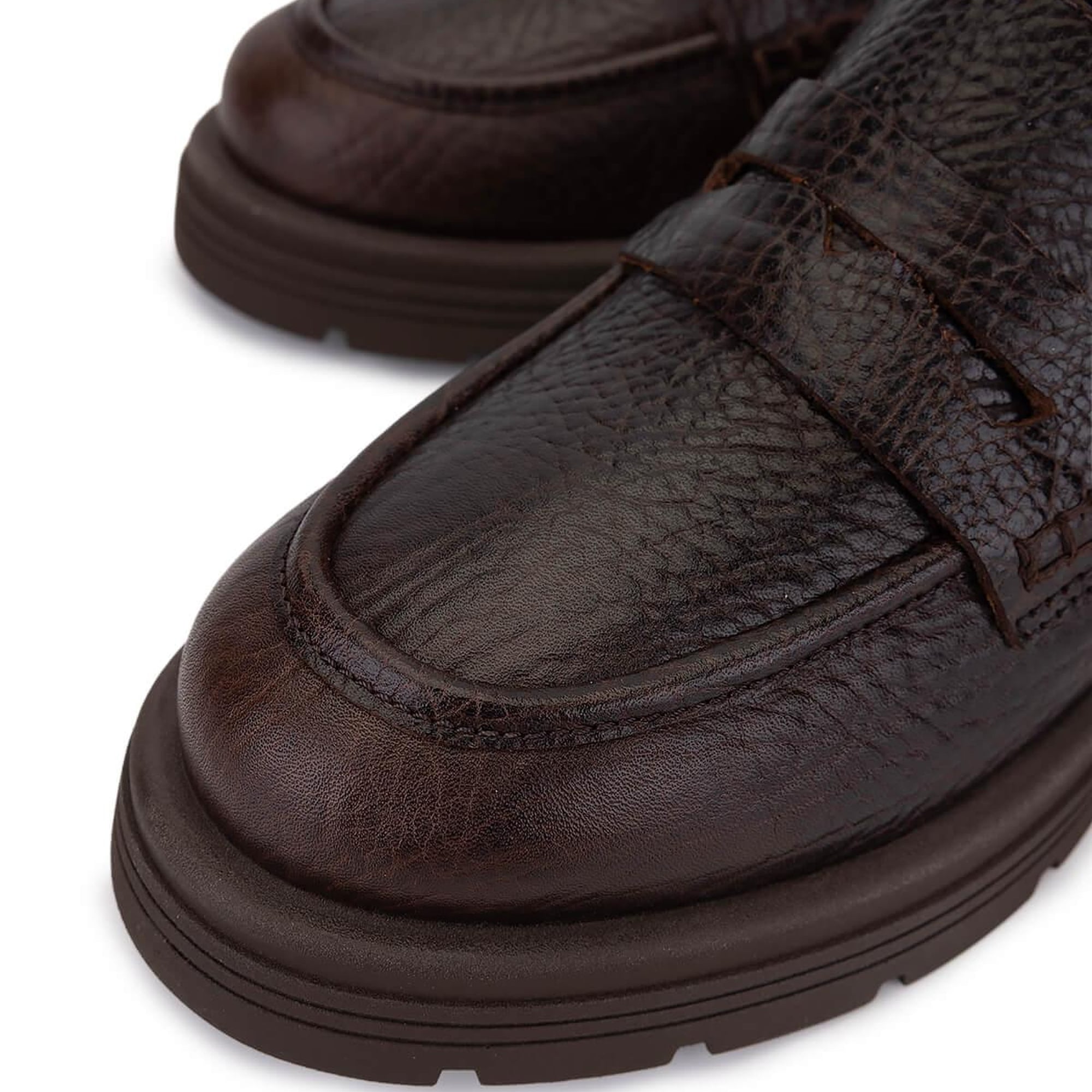 Tamer Tanca Kadın Hakiki Deri Kahverengi Loafer Ayakkabı